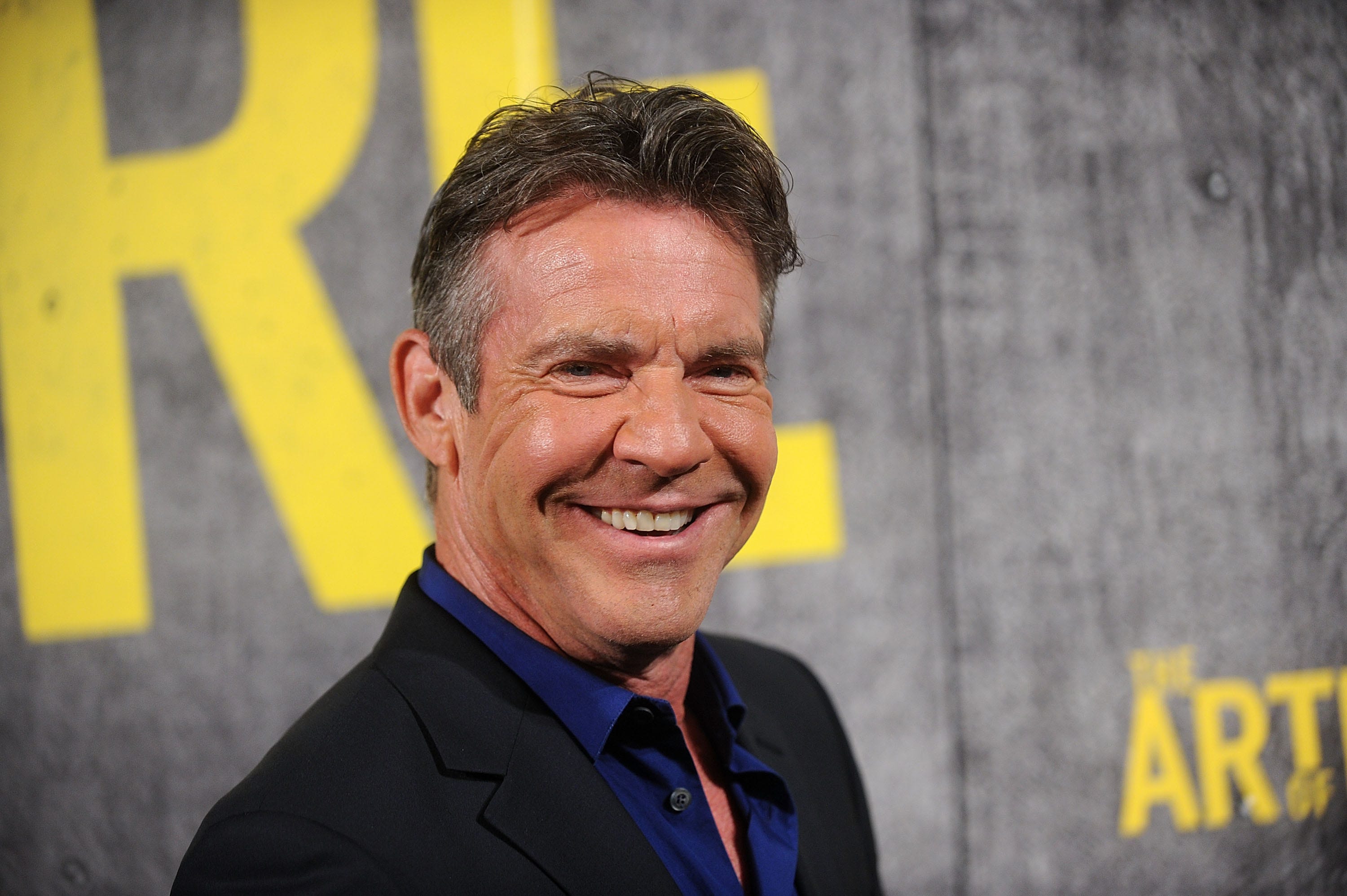 Dennis Quaid smiling