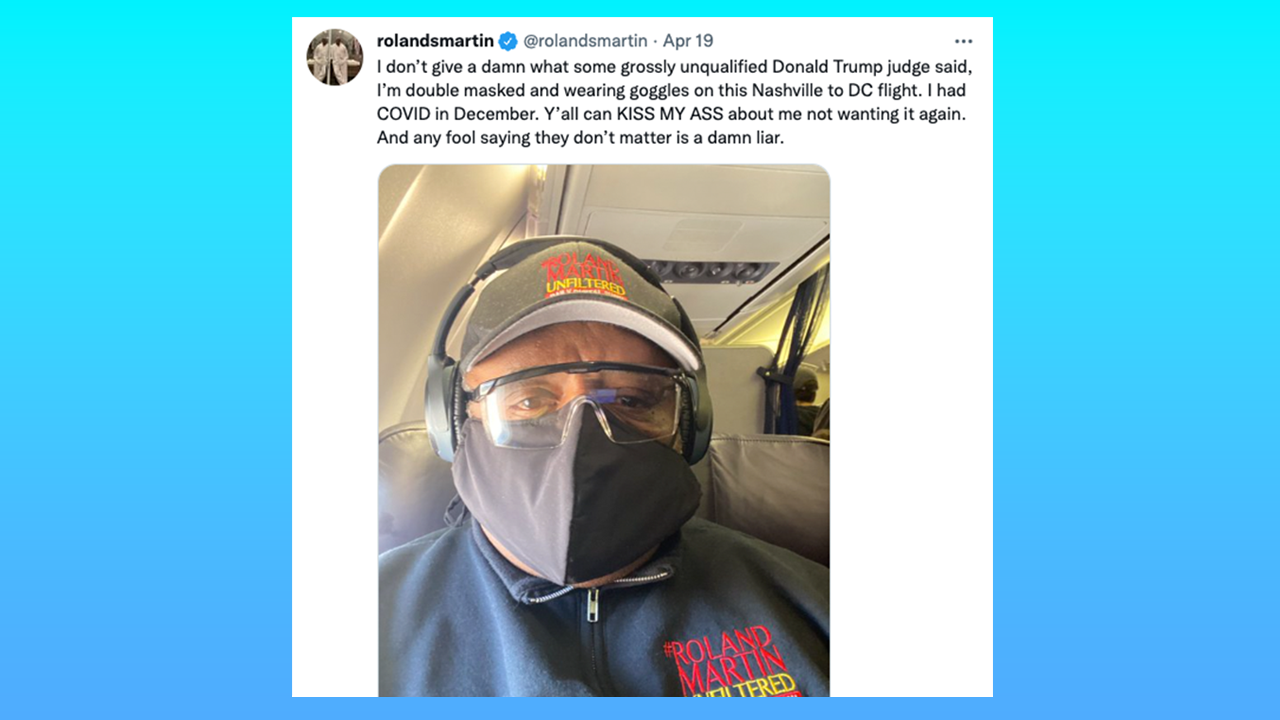 Liberals, media elite show off their masks in response to end of travel mandate: ‘KISS MY A––’
