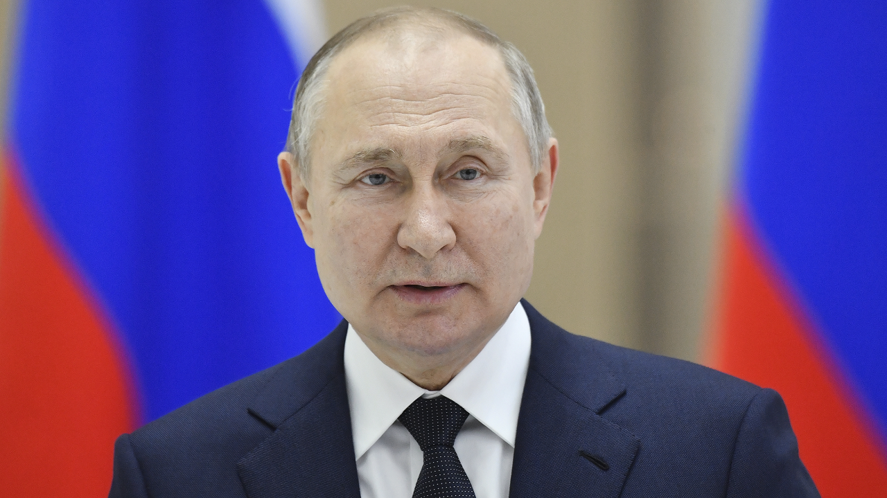 Putin, in rare trip outside Moscow, says Ukraine invasion was 'right decision'