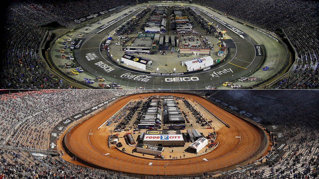 Dirty job How NASCARs Bristol Motor Speedway was converted from concrete to clay Fox News