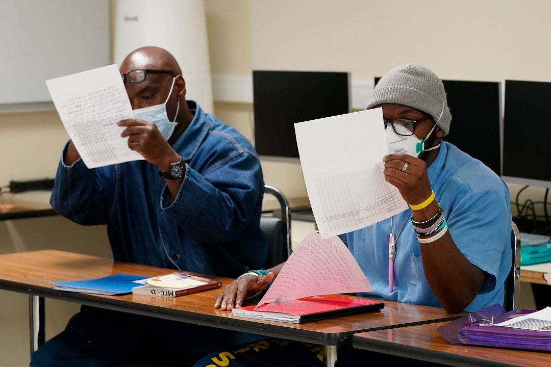 California inmates learn in first college behind bars