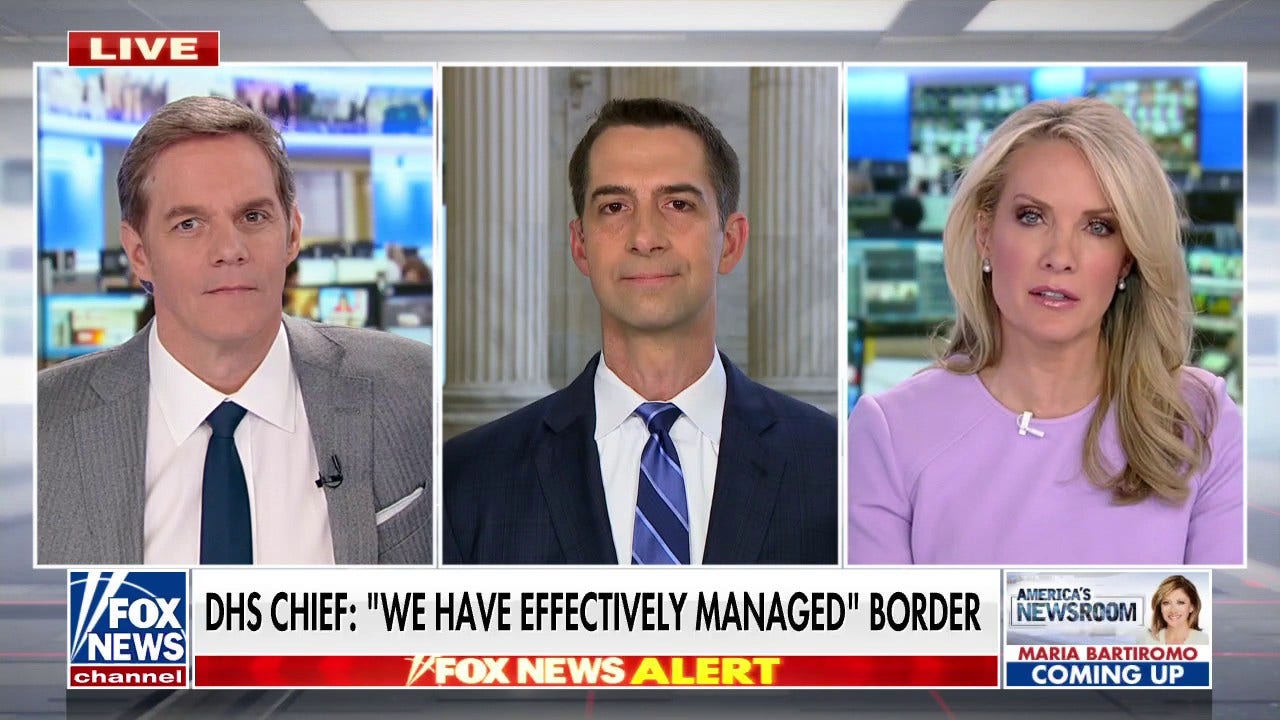 Sen. Cotton slams Biden, Mayorkas: They think borders 'should never be enforced'