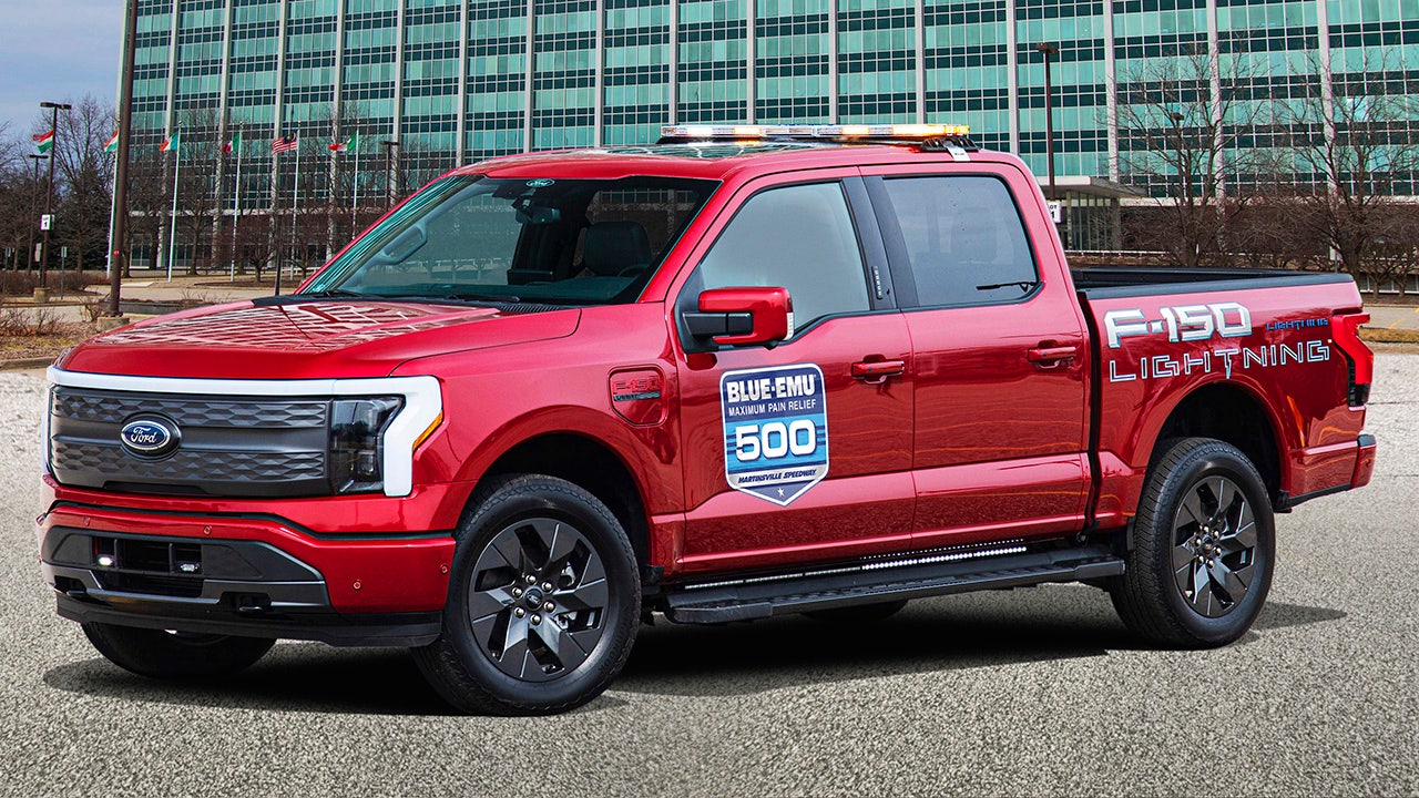 NASCAR is going electric with Ford F-150 Lightning pace truck at Martinsville