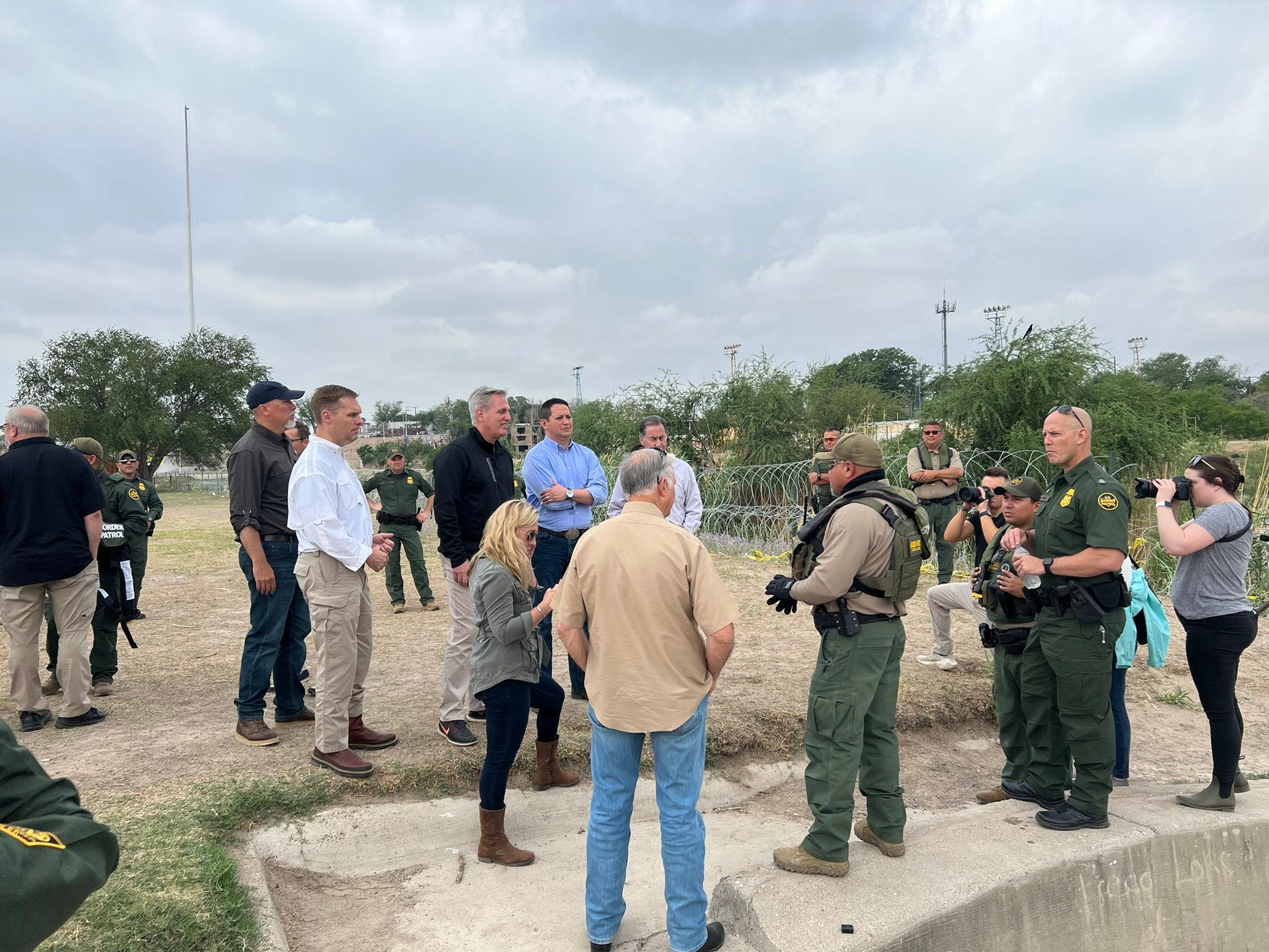 House Republicans visiting Texas border describe ‘anguish’ of agents dealing with mass crossings