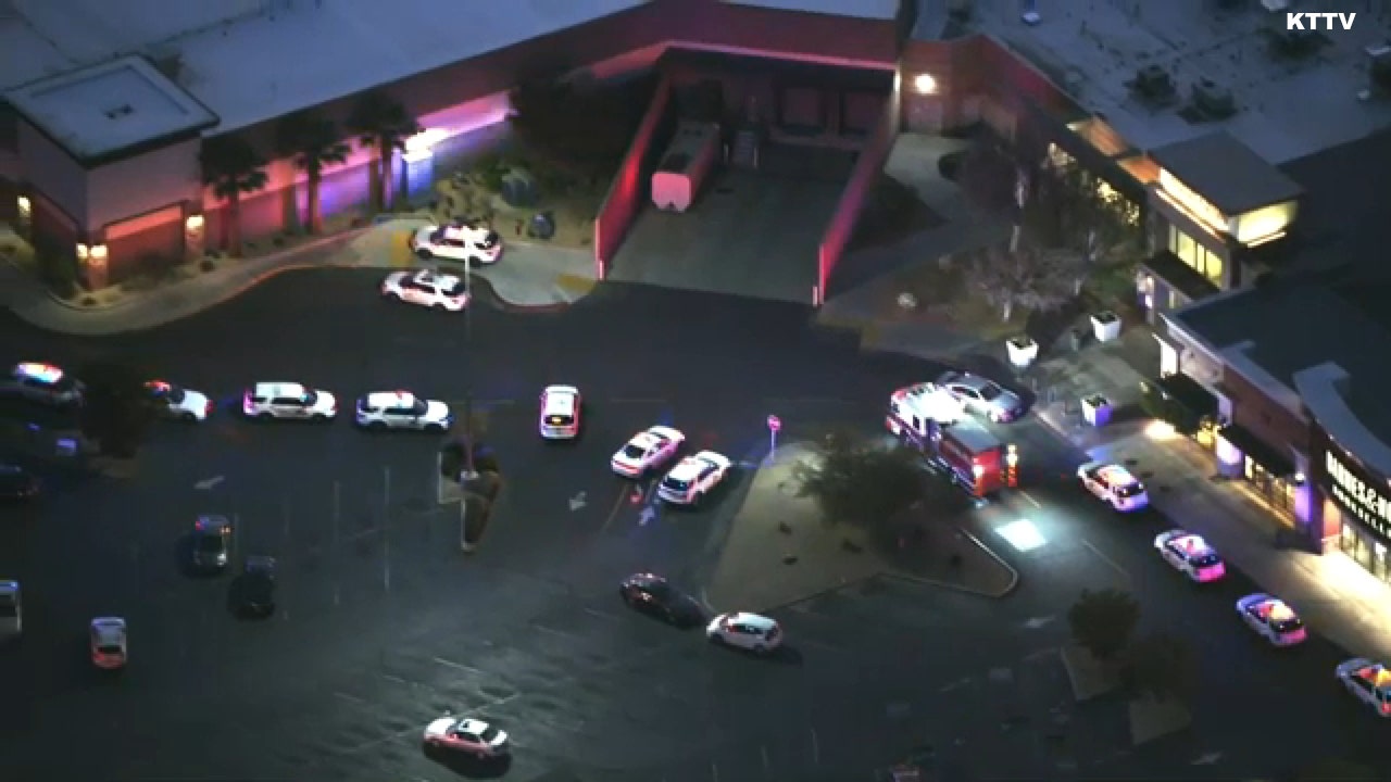 California mall shooting, 9-year-old hit