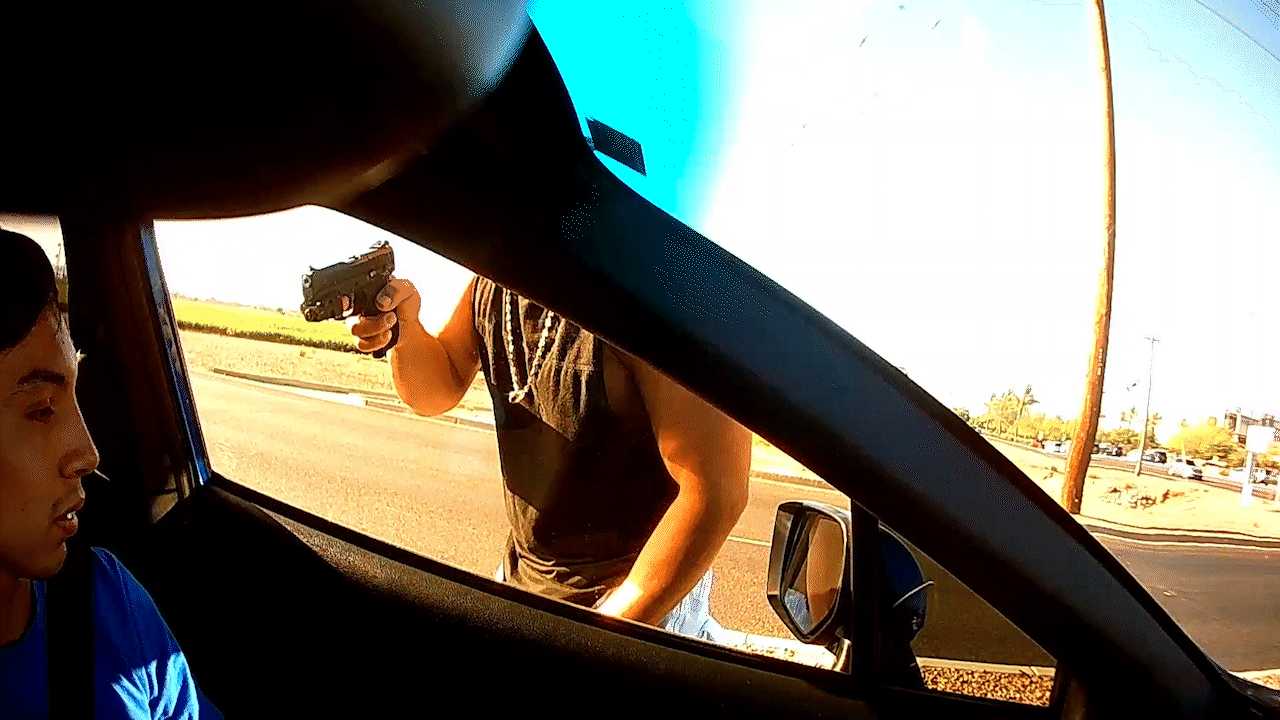 Arizona man points gun at driver in road rage incident caught on camera