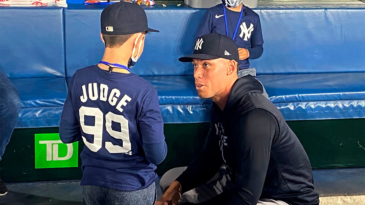 Yankees fan, 9, who was gifted Aaron Judge home run ball in viral moment, gets to meet his favorite slugger