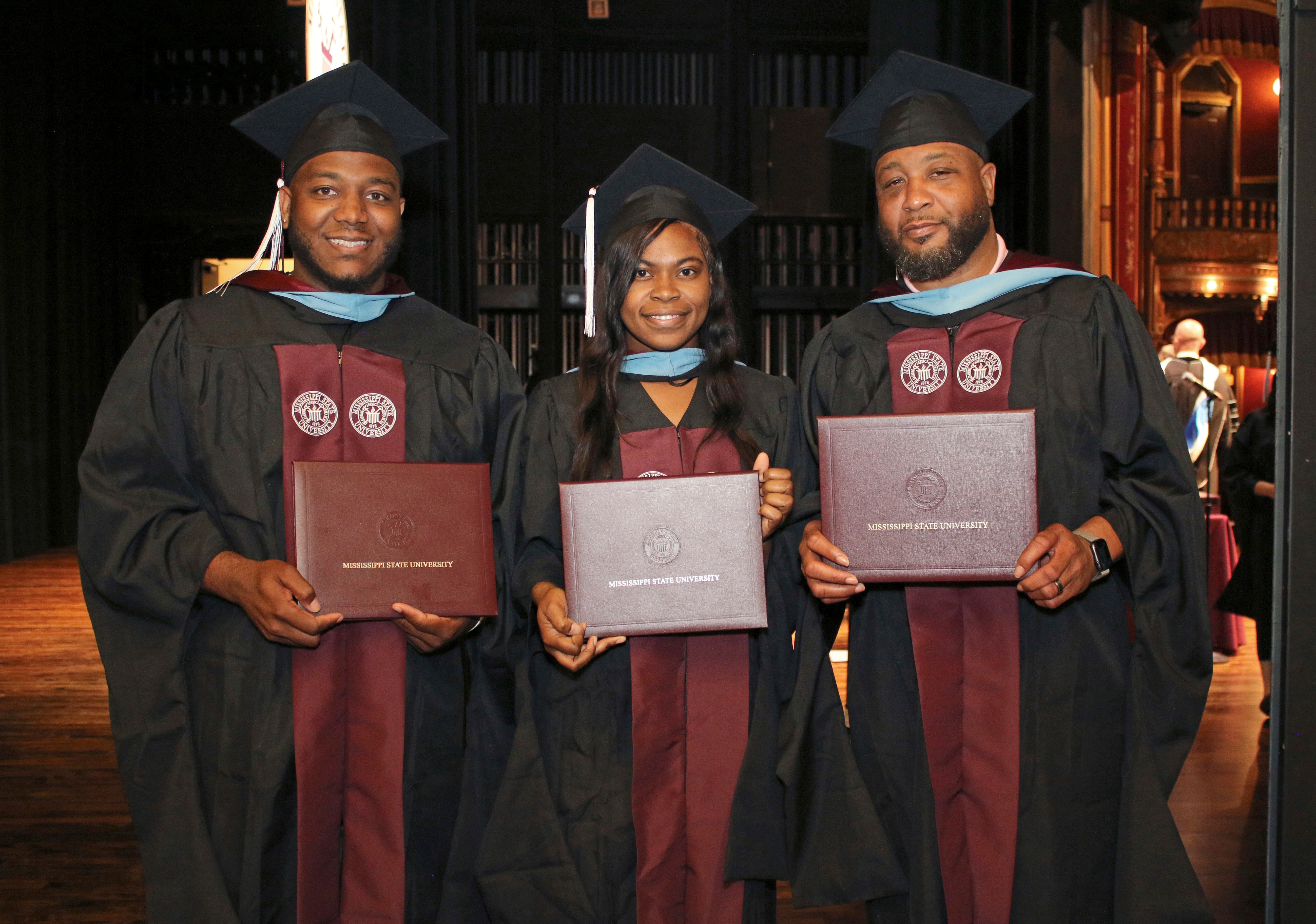 Mississippi family celebrates graduation as dad, two kids all earn master's degrees