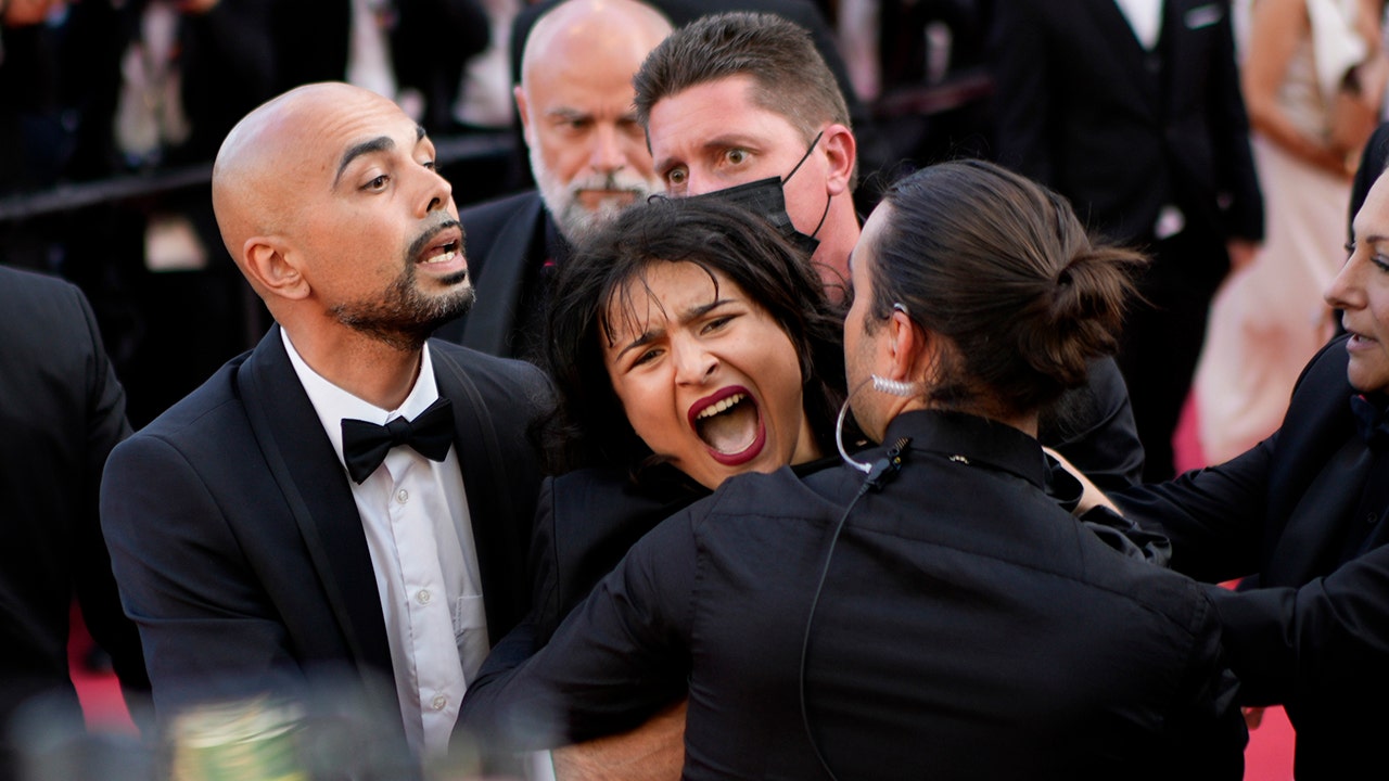 Cannes Film Festival: Topless protester disrupts ‘Three Thousand Years of Longing’ red carpet premiere