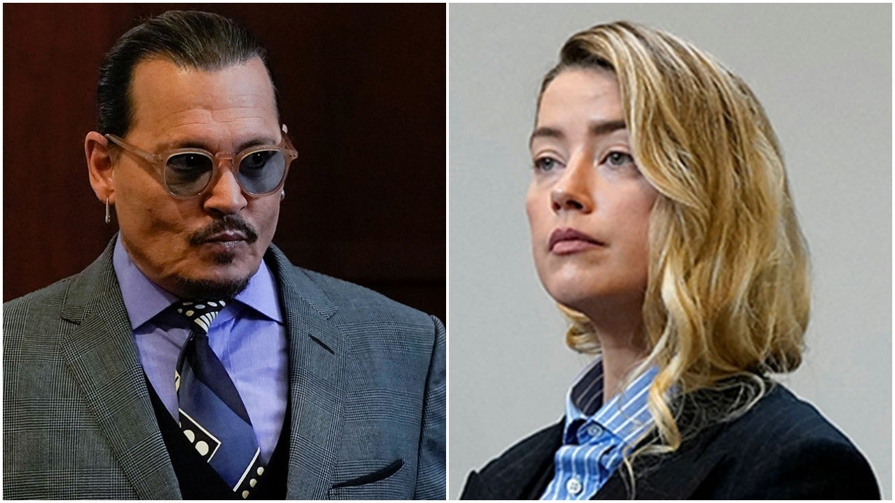 Johnny Depp and Amber Heard in Fairfax, Virginia court. (REUTERS/Elizabeth Frantz/Pool)