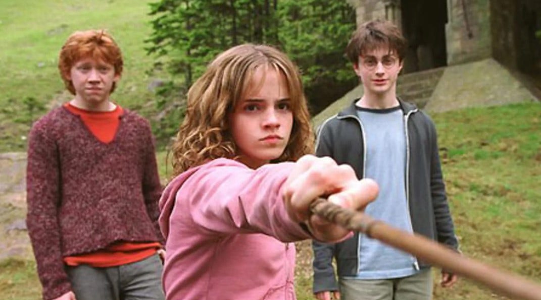 Harry Potter y Emma Watson