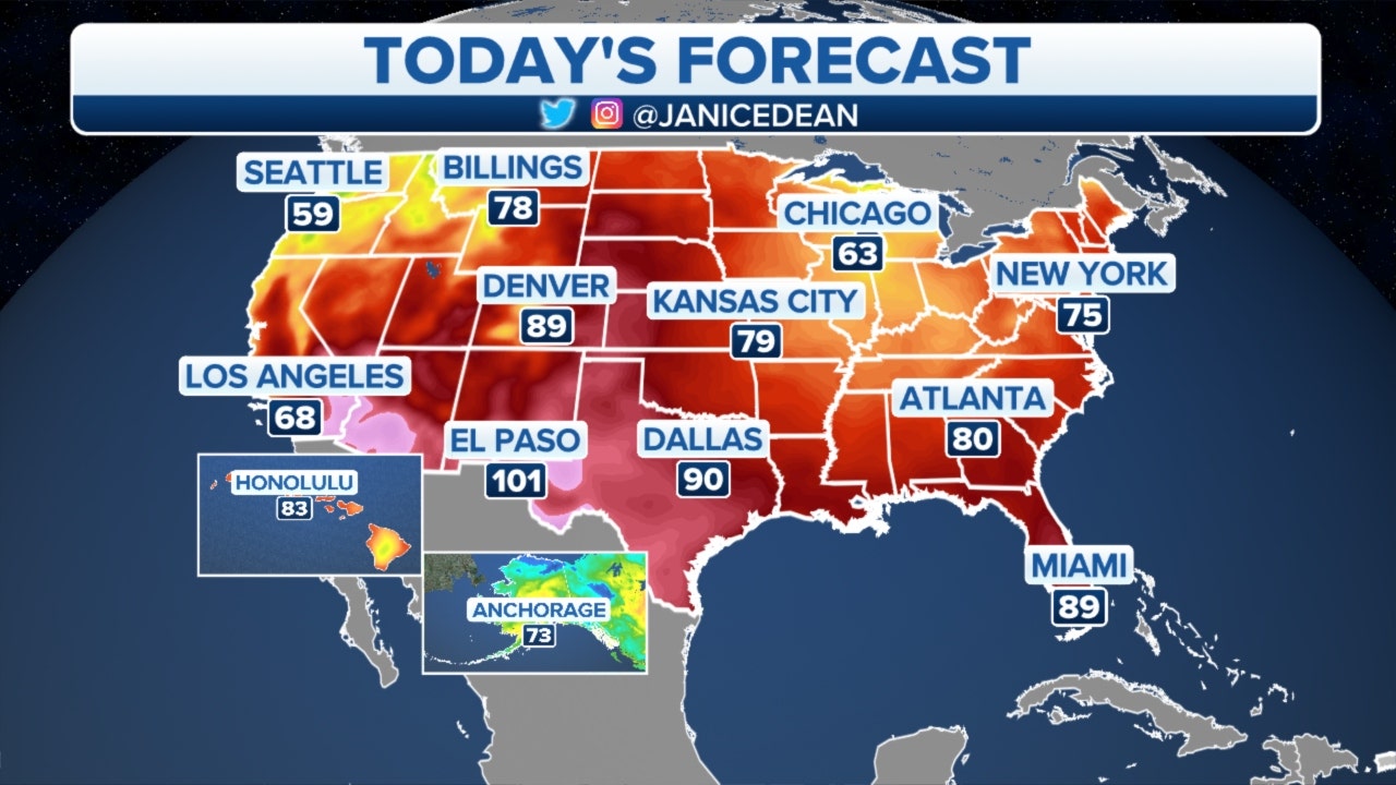 Western forecast will see cooler temperatures as east coast storms bring threats