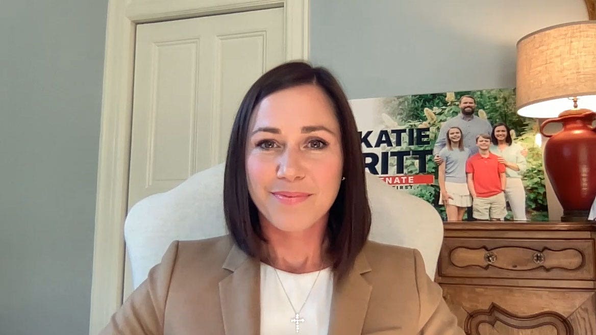 Senate Candidate Katie Britt's Message To 'disaster' Joe Biden Ahead Of ...