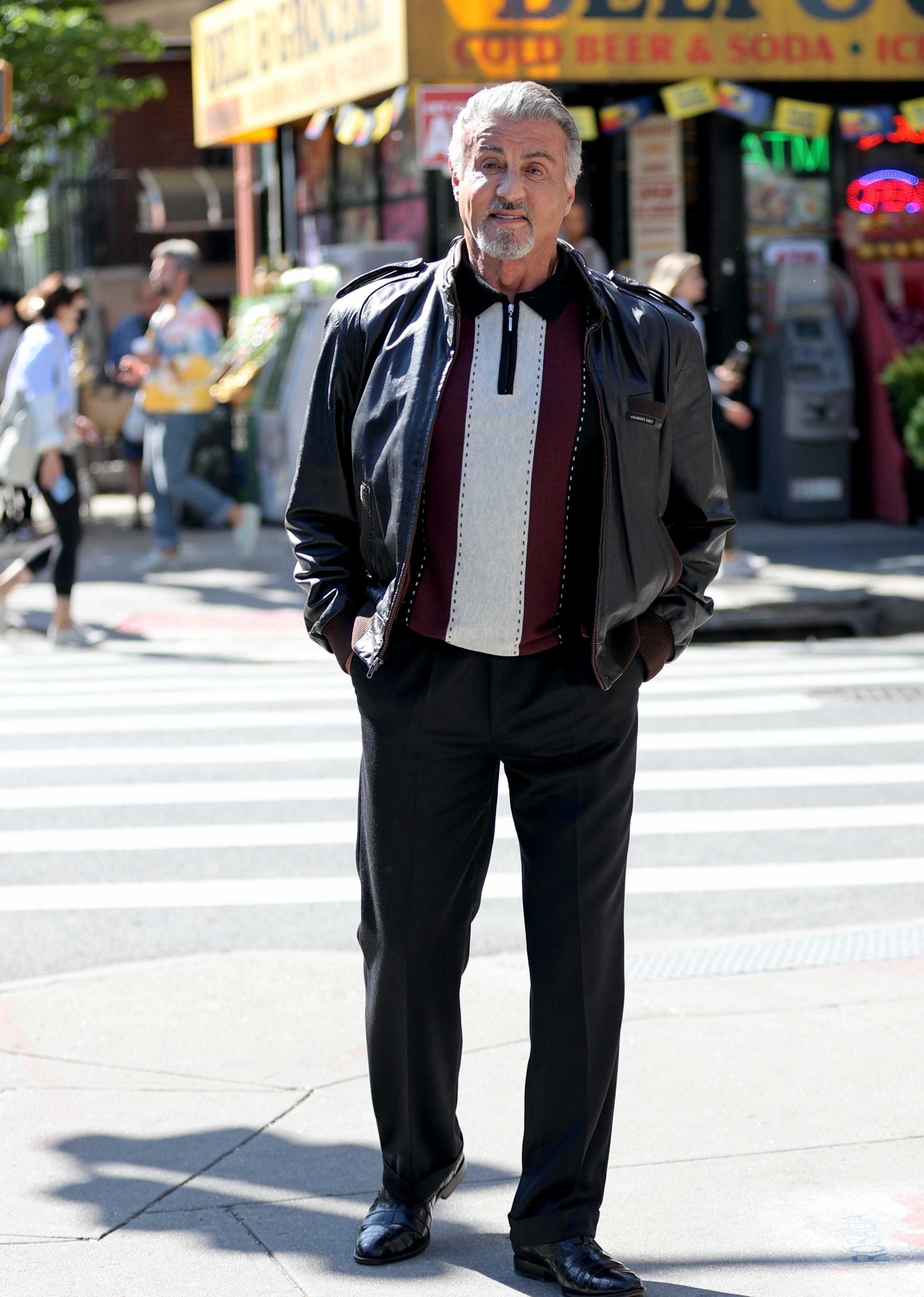 Sylvester Stallone films 'Tulsa King' Paramount series in New York