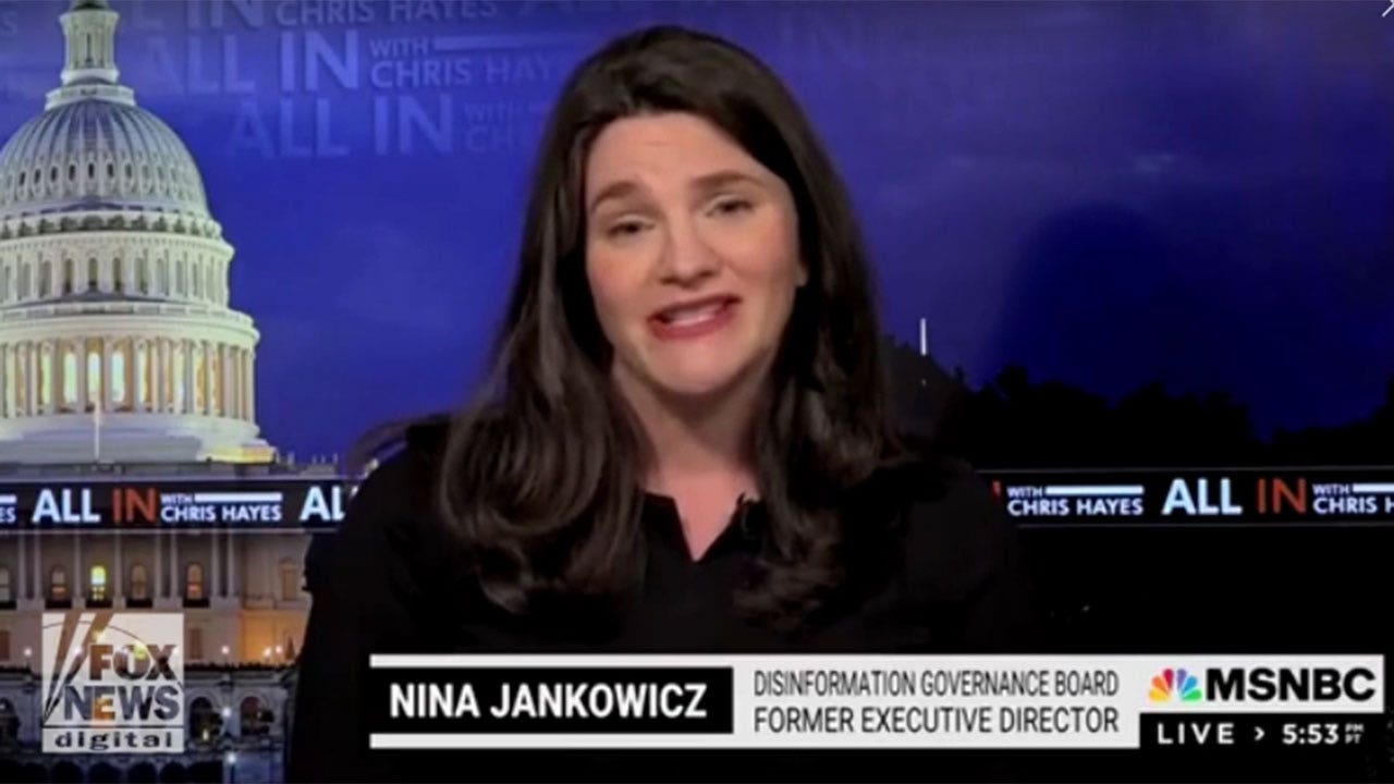 Nina Jankowicz to MSNBC's Chris Hayes: ‘Sensationalist narratives ...