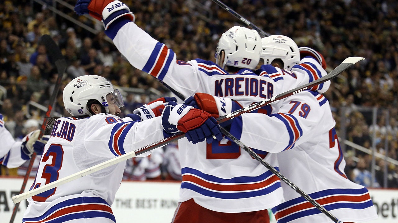 Rangers Push the Penguins to Game 7 in New York With a 5-3 Win - The New  York Times