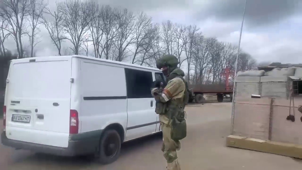 Russia sets up military checkpoints near Kharkiv, Ukraine’s second-largest city