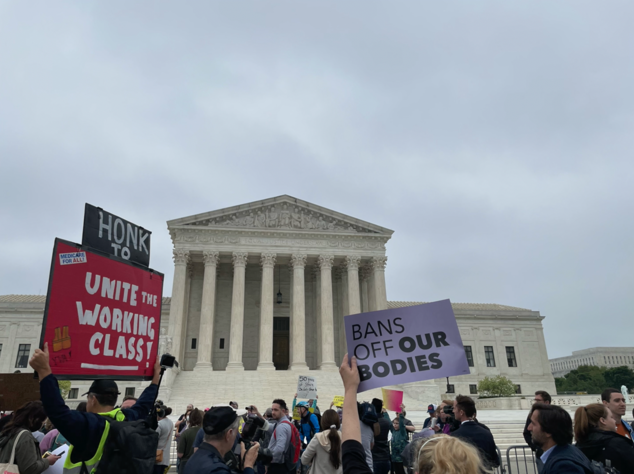 White House warns protesters: Justices 'must be able' to do jobs without 'concern' for 'personal safety'