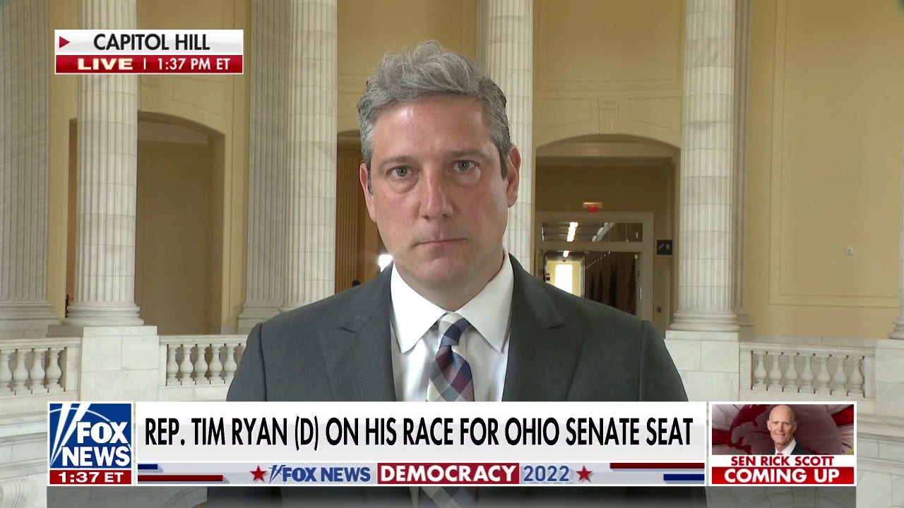 Democrat Tim Ryan unsure if he wants Biden to join him on campaign trail in Ohio