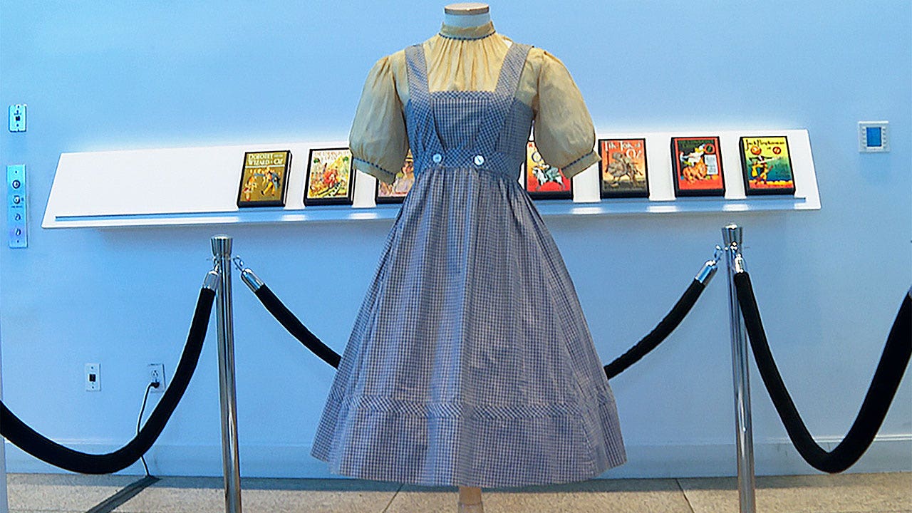 Sale of long-lost 'Wizard of Oz' dress put on hold by judge