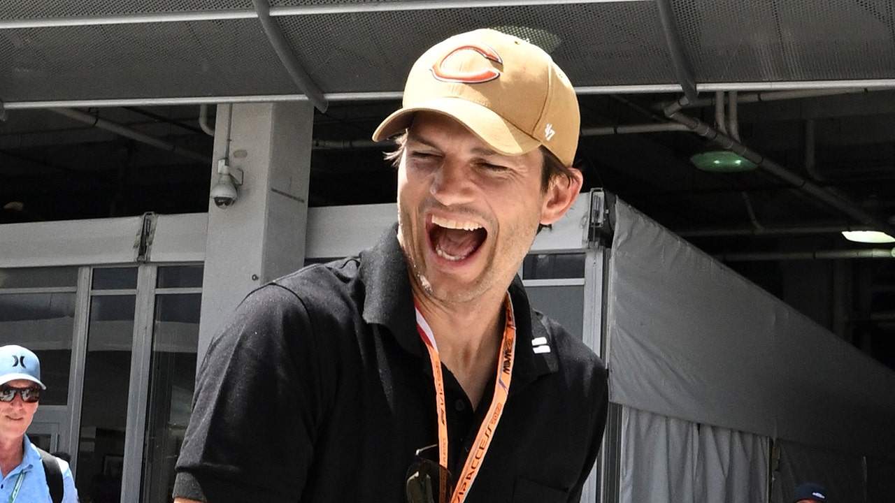 IndyCar driver takes Ashton Kutcher for a 140 mph thrill ride and doesn't know who he is