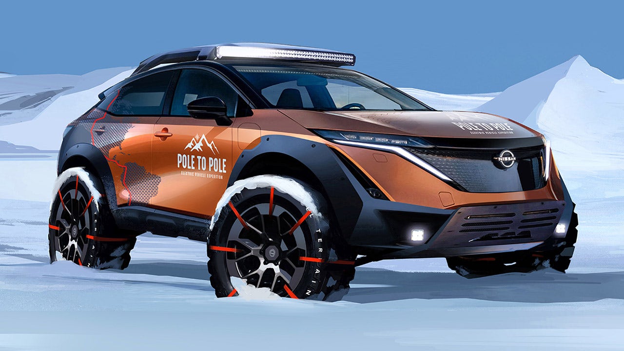 Le SUV électrique Nissan Ariya tentera le premier voyage du pôle Nord au pôle Sud