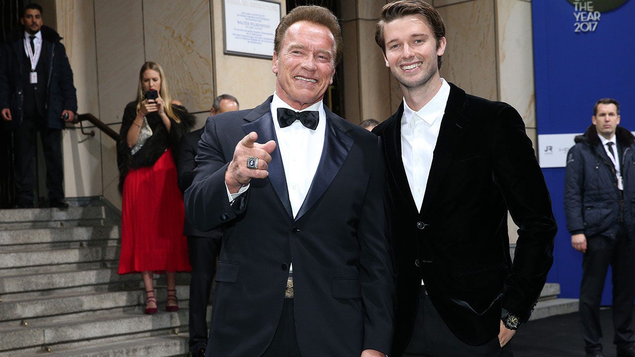 Patrick Schwarzenegger says his dad Arnold is ‘obsessed’ with his new show ‘The Staircase’