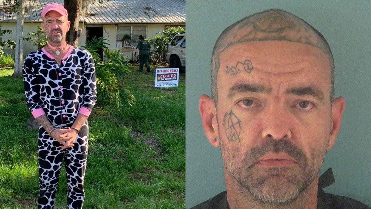 Florida man in cow pajamas among six people arrested during drug bust