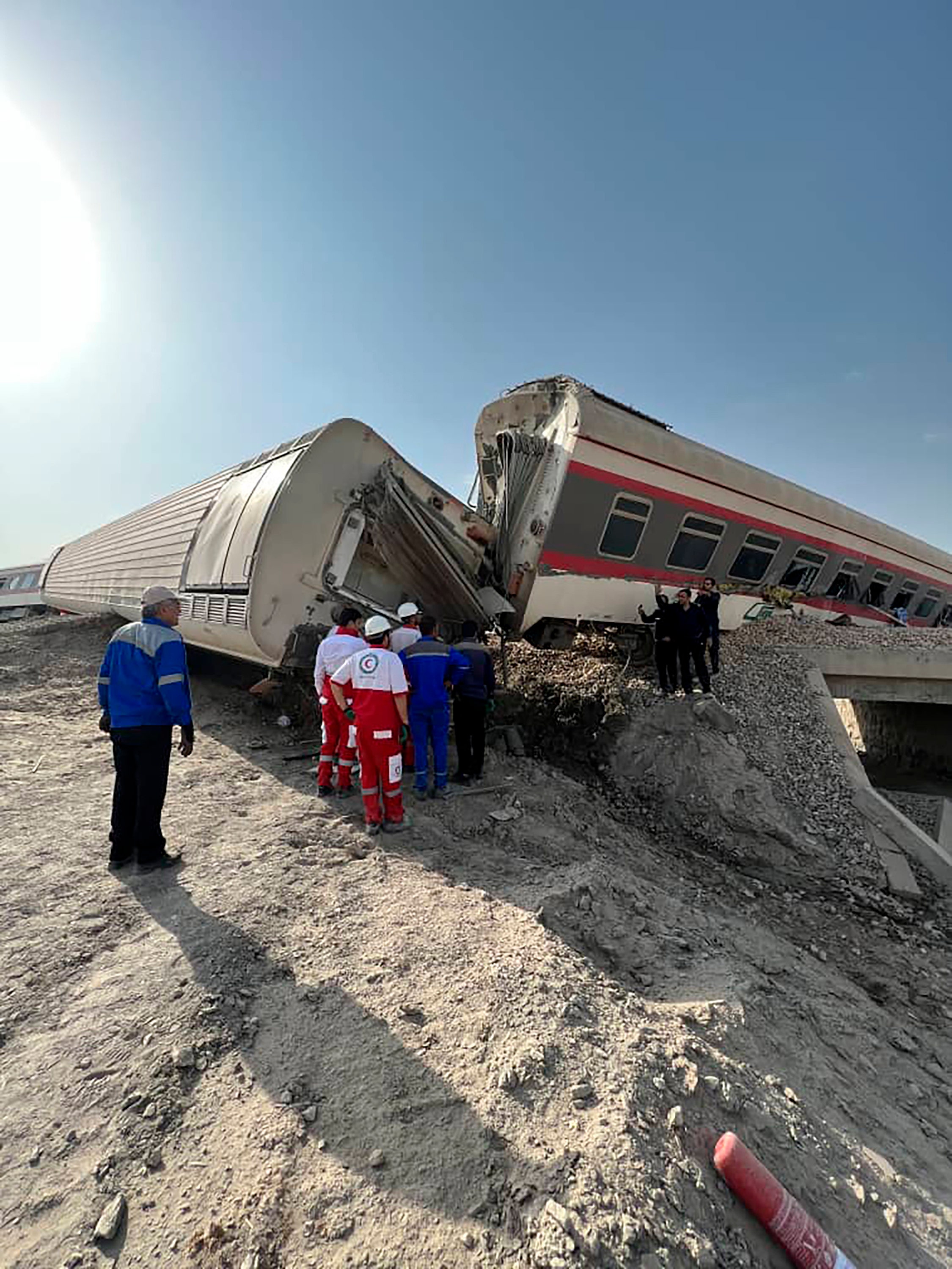 Iran train derailment: At least 17 people killed, 50 others injured
