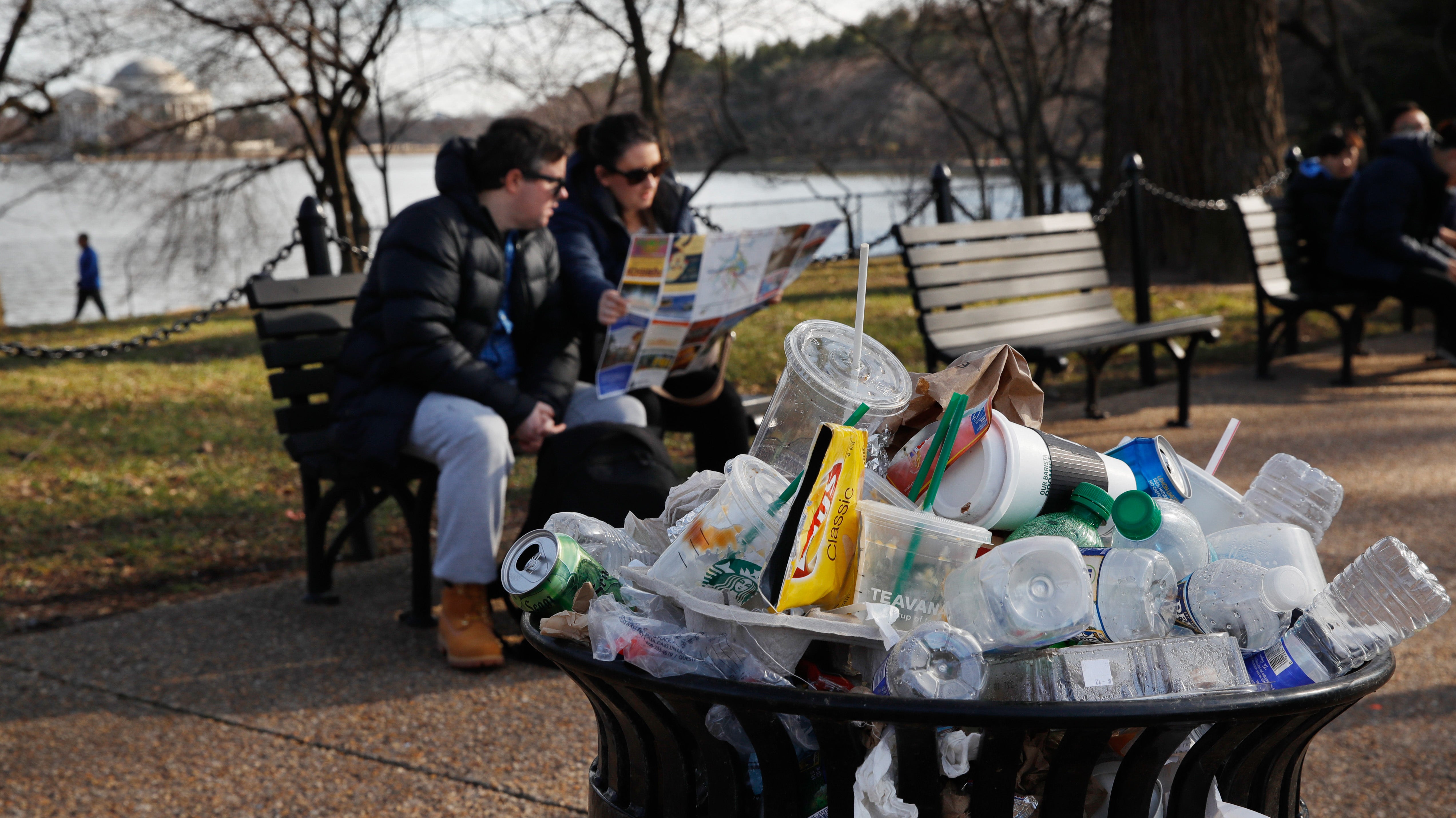 See America's National Parks Plastic Water Bottle - WNPA