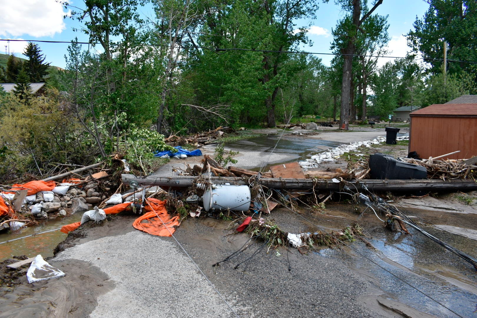 Yellowstone flood: photos show damage as surrounding communities assess economic impact