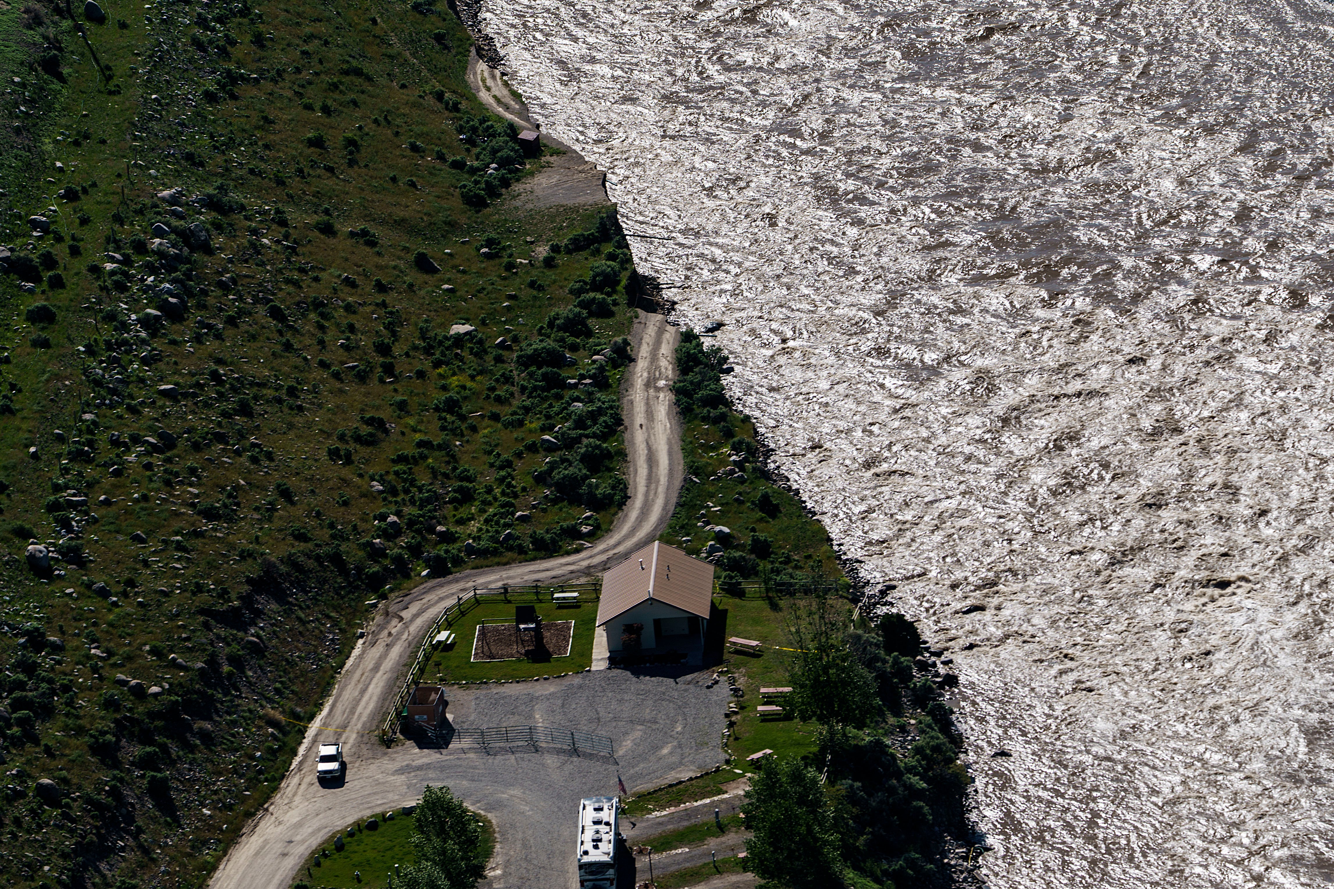 Nature's forces on display in Yellowstone flood