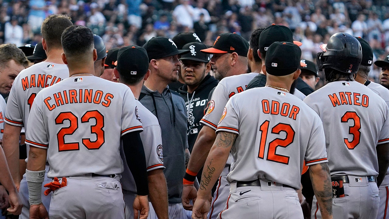 Benches clear after White Sox's Michael Kopech nails Orioles' Jorge Mateo  with a 99 mph fastball