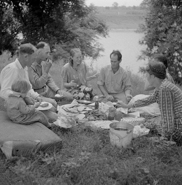 Family has 4th of July picnic