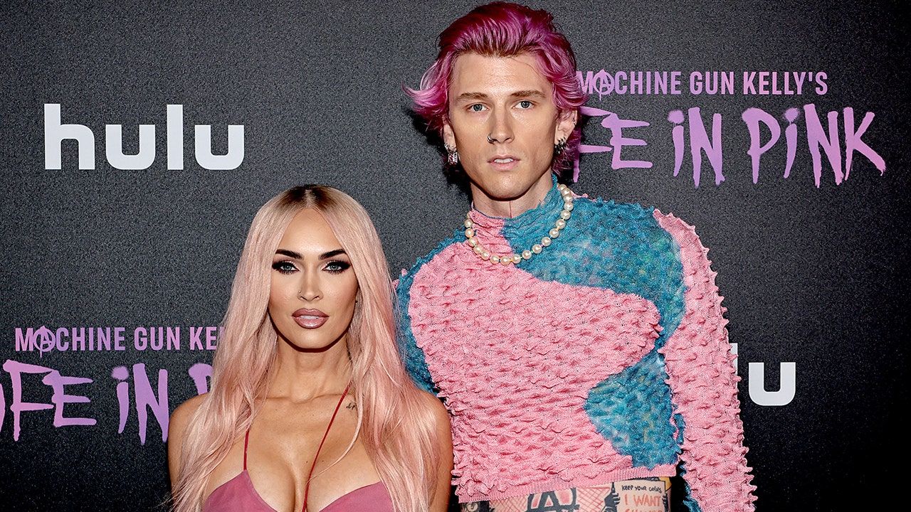 Machine Gun Kelly at the premiere of Life in Pink