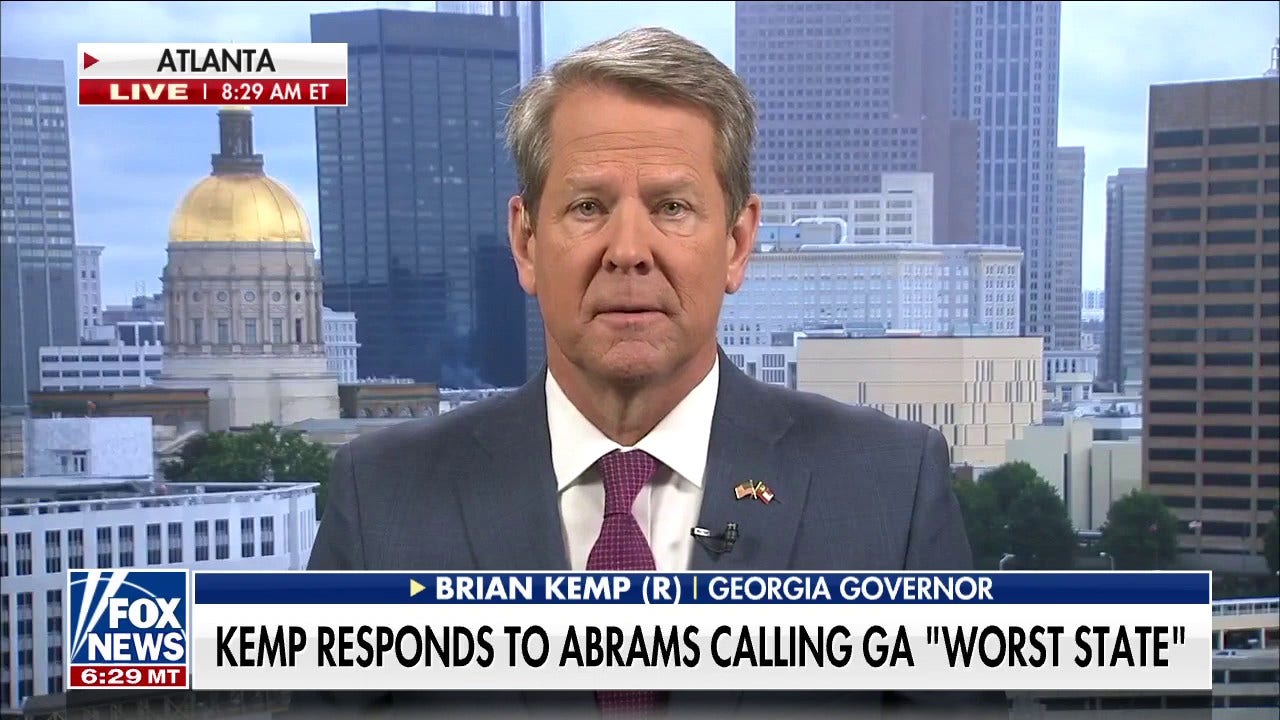 Gov. Kemp rips Stacey Abrams' role in 'radical' group that supports defunding police