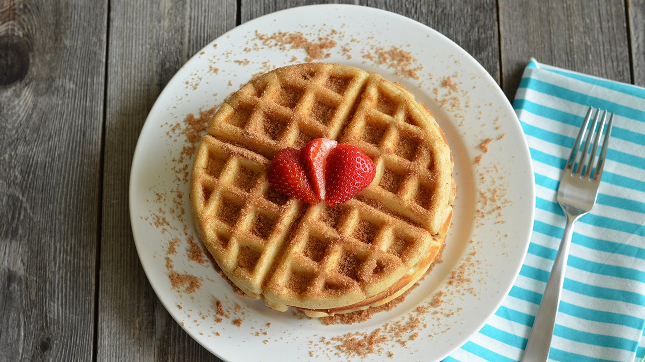 Make these churro waffles for a deliciously sweet breakfast this weekend. (Kelly Tomlinson/Live Love Texas)