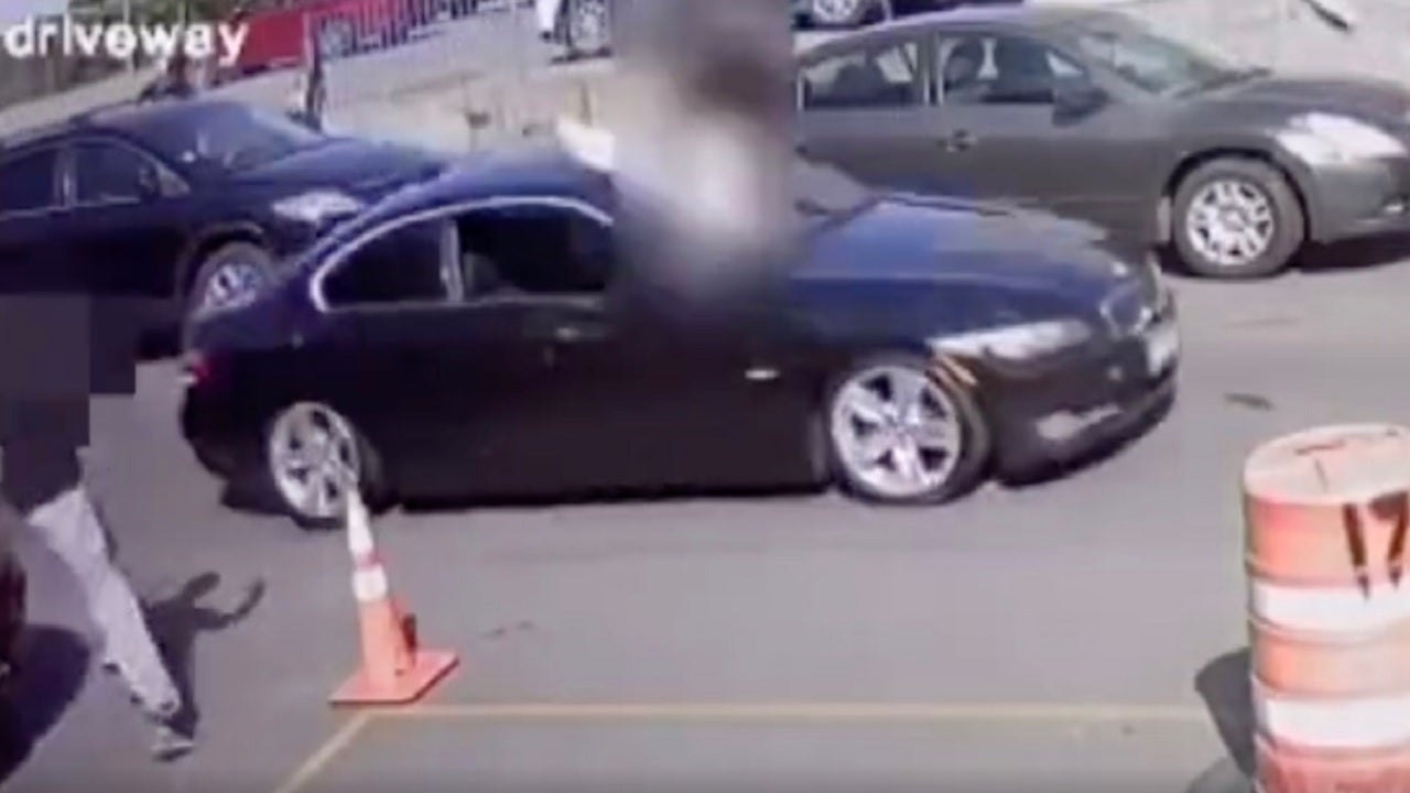 Chilling video shows NYC hit-and-run driver strike 12-year-old girl, send her flying