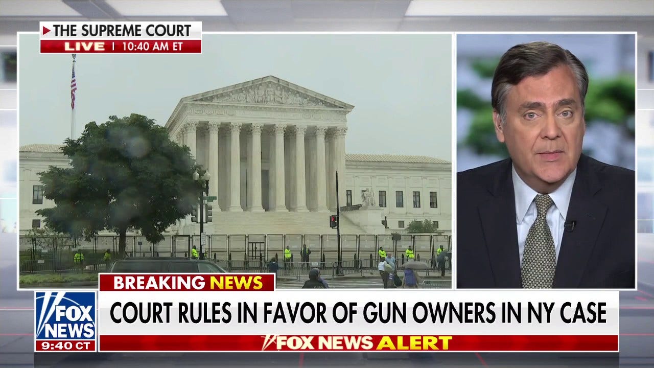 Turley: Supreme Court ruling in favor of New York gun owners is 'momentous' for Second Amendment