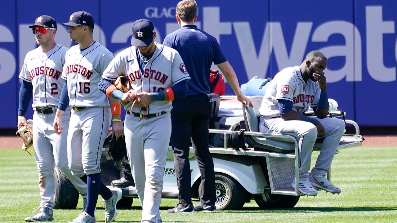 Astros ‘Yordan Álvarez, Jeremy Peña tham gia vào một vụ va chạm đáng sợ trong trận đấu với Mets