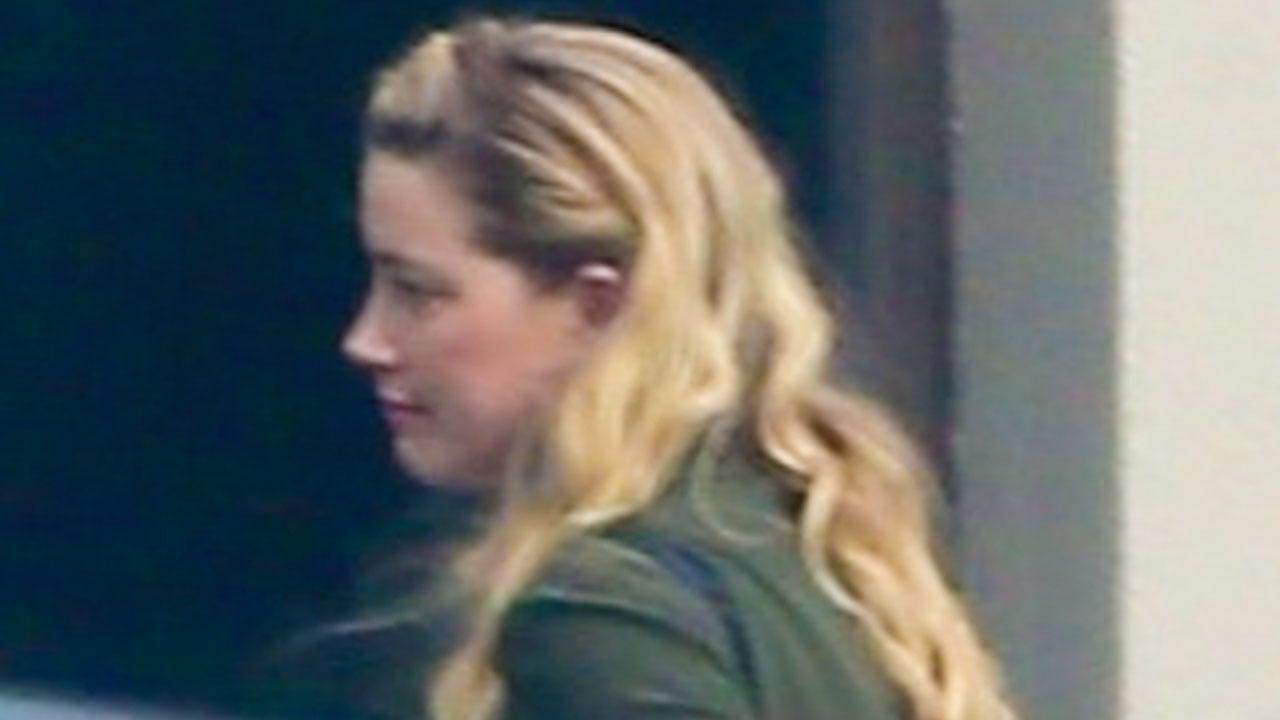 Amber Heard is seen for the first time since verdict in defamation trial against Johnny Depp