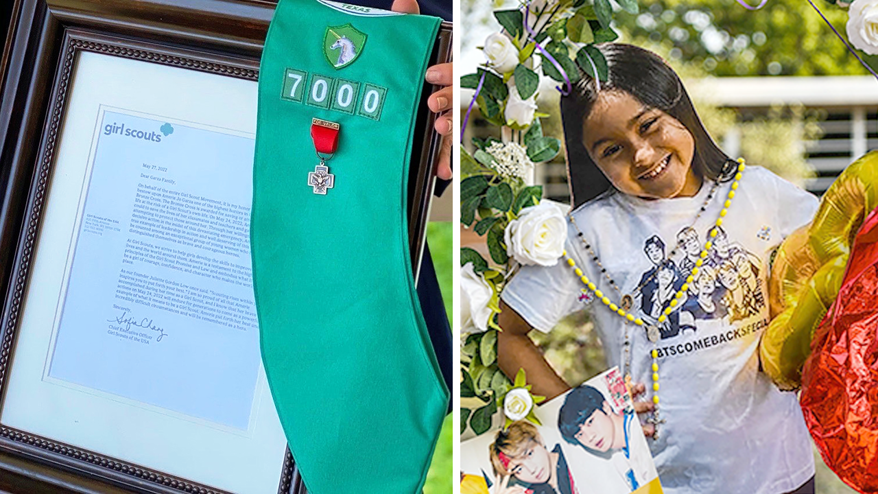 Texas school shooting victim Amerie Jo Garza awarded Bronze Cross by Girl Scouts of the USA