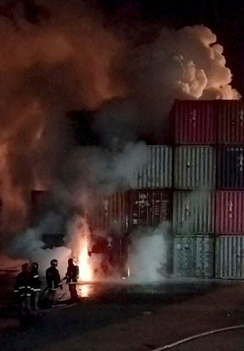 Firefighters still working to put out deadly Bangladesh container blaze