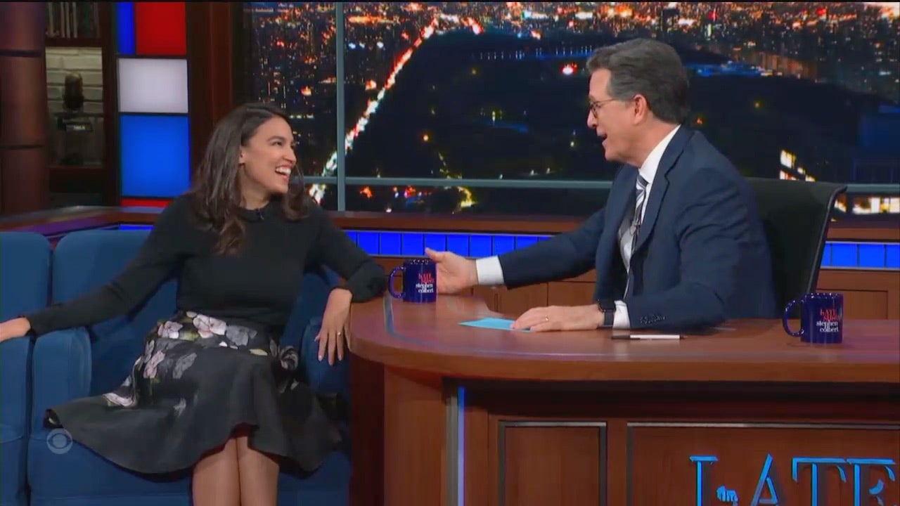 AOC dodges when Colbert asks her about running for president: 'We need to focus on keeping a democracy'