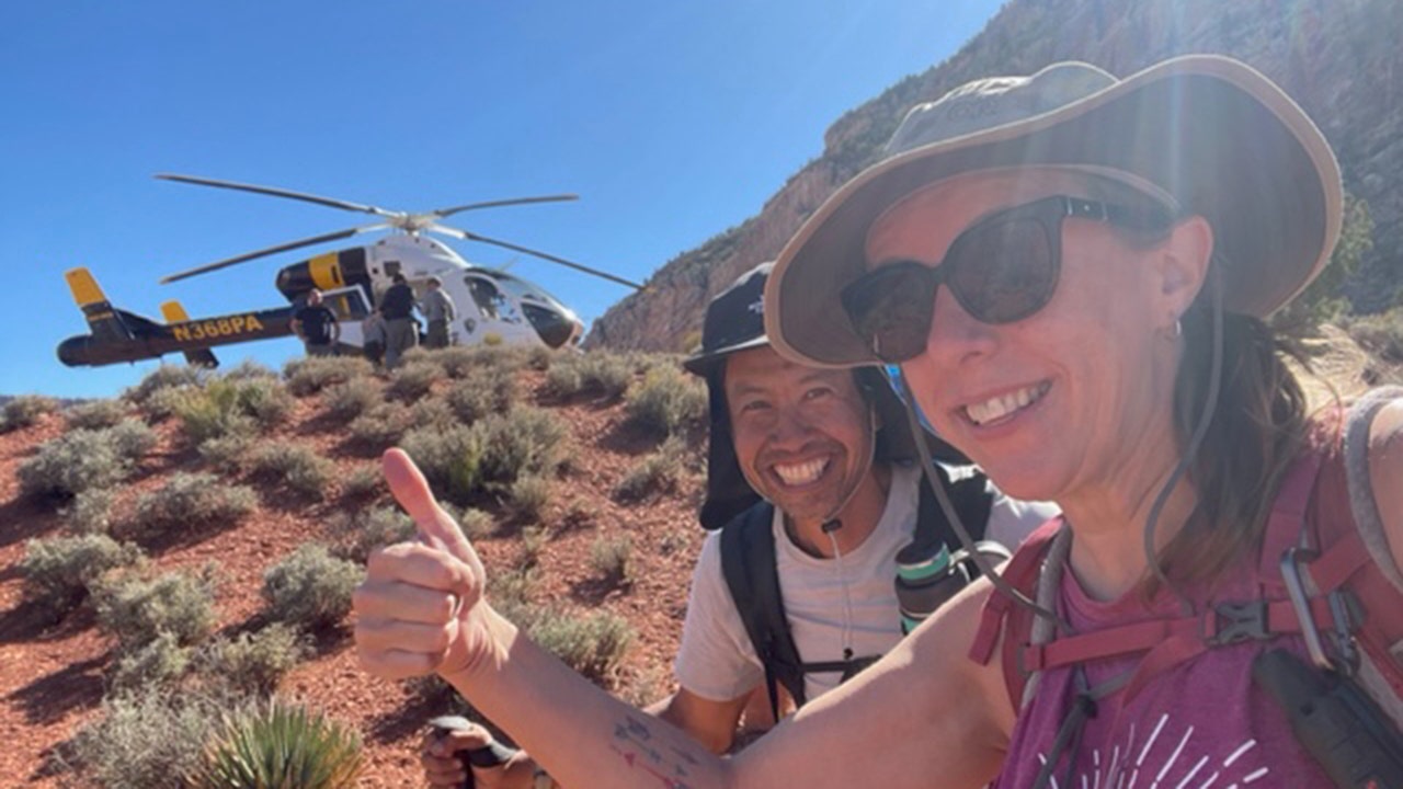 As Grand Canyon reports 118 cases of GI illness, woman reveals dramatic rescue of sick hikers