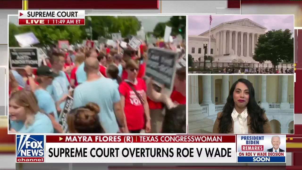 New Texas Rep. Mayra Flores on Roe v. Wade reversal: 'We have to start valuing life'