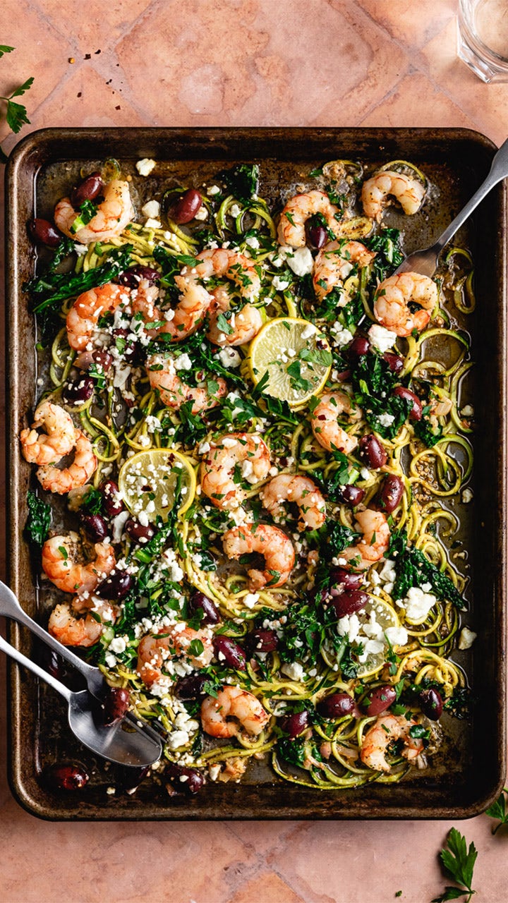 Mediterranean sheet pan shrimp and veggies: Try the recipe