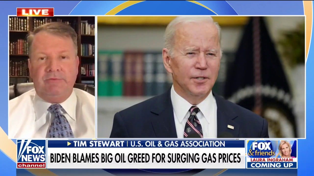 Biden’s move to suspend gas tax slammed as an ‘unserious’ solution by Oil and Gas Association president