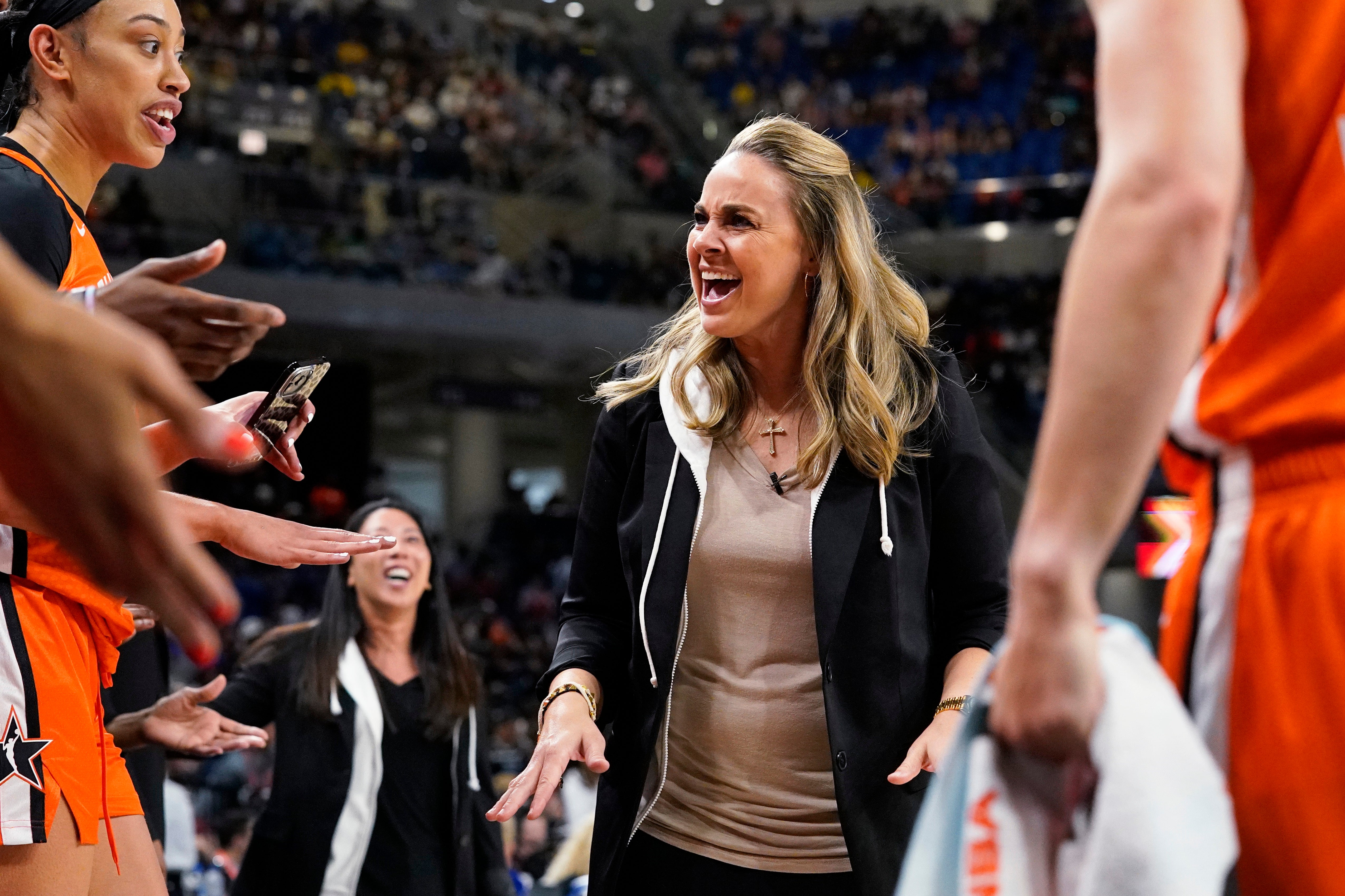 Becky Hammond is thriving as the Aces head coach, Popovich still a huge  influence | Fox News