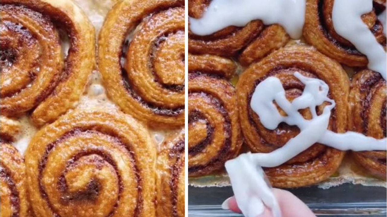 Cinnabon cinnamon roll copycat recipe with Trader Joe's ingredients goes viral